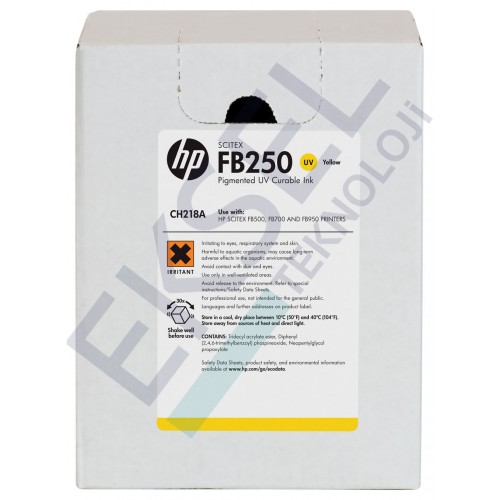 HP FB250 3-liter Yellow Scitex Ink