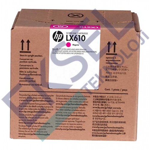 HP LX610 3-liter Magenta Latex Ink Crtg