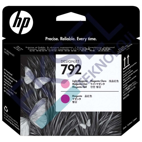 HP 792 Açık Macenta/Macenta Lateks Yazıcı Kafası  HP 792 Açık Macenta/Macenta Lateks Yazıcı Kafası