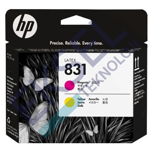 HP 831 Sarı/Macenta Lateks Yazıcı Kafası  HP 831 Sarı/Macenta Lateks Yazıcı Kafası