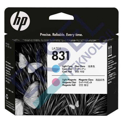 HP 831 Açık Macenta/Açık Camgöbeği Lateks Yazıcı Kafası  HP 831 Açık Macenta/Açık Camgöbeği Lateks Yazıcı Kafası