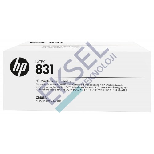 HP 831 Lateks Bakım Kartuşu  HP 831 Lateks Bakım Kartuşu