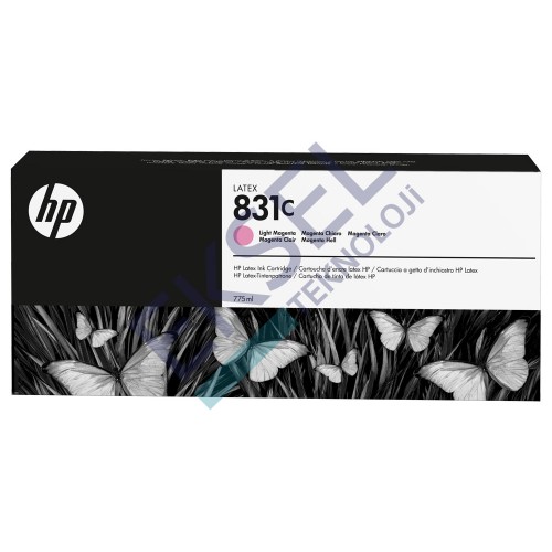 HP 831C 775 ml Açık Macenta Lateks Mürekkep Kartuşu  HP 831C 775 ml Açık Macenta Lateks Mürekkep Kartuşu