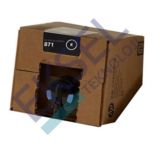 HP 871C 3 litrelik Siyah Latex Mürekkep Kartuşu  HP 871C 3 litrelik Siyah Latex Mürekkep Kartuşu